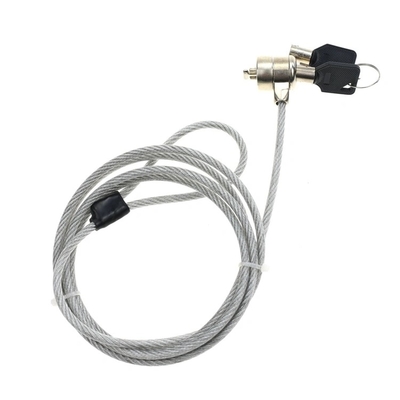 4 Stelle Dockslocks umwickelte Kombinations-Kabel, Computer-Antidiebstahl-Kabel