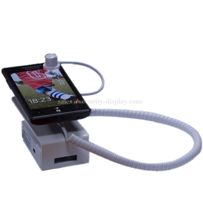 Warnung und aufladender an der Wand befestigter Mobiltelefon-Sicherheits-Anzeigen-Halter