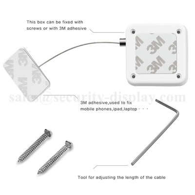 Antidiebstahl-einziehbarer Laptop-Kabel-Verschluss für Hardware-Sicherheit