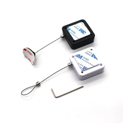 ABS Shell Anti Theft Cable Retractor mit 3M Sticker