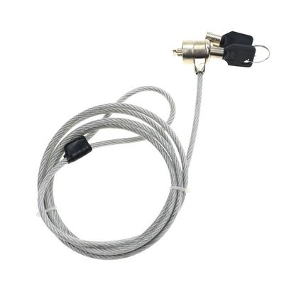 4 Stelle Dockslocks umwickelte Kombinations-Kabel, Computer-Antidiebstahl-Kabel